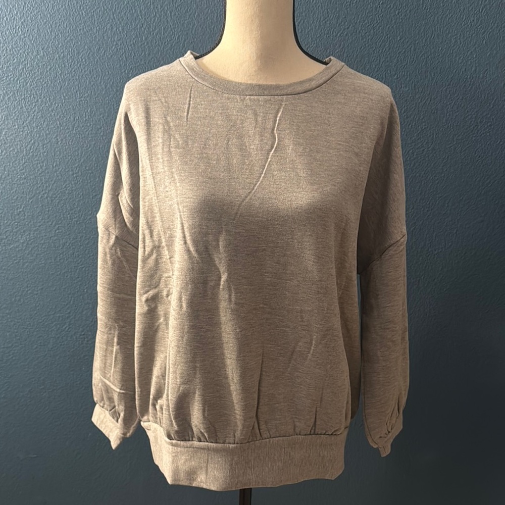 Workshop Republic Clothing Gray Sweater
